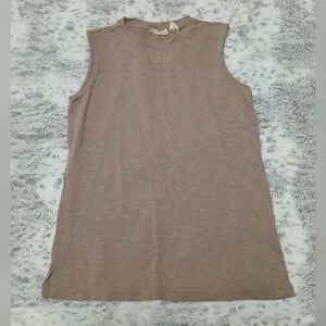 Sleeveless Tan Top